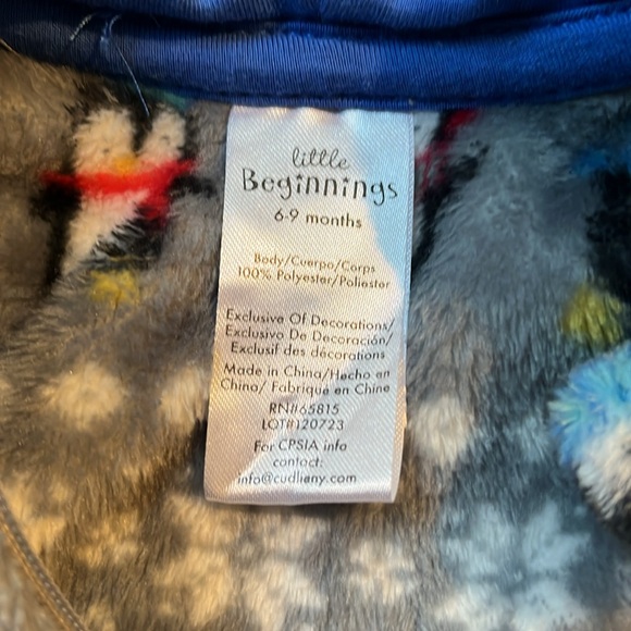 Little Beginnings Penguin One-Piece (6-9 Months) - Picture 4 of 4